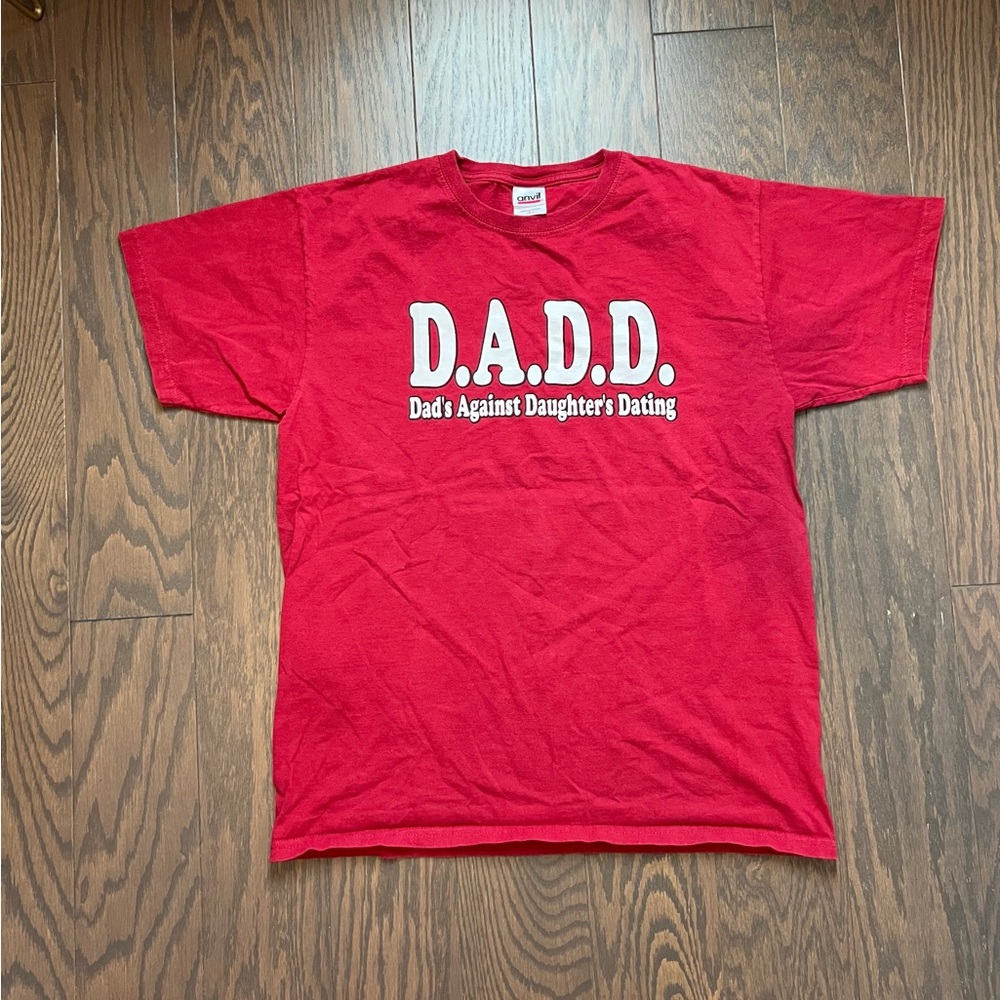 Anvil Red D.A.D.D. Graphic Tee